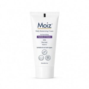 Moiz Daily Moisturizing Cream for Face & Body | Formulated with 9 Moisturizers | Suitable for Sensitive Skin | Paraben free & Cruelty free-50g